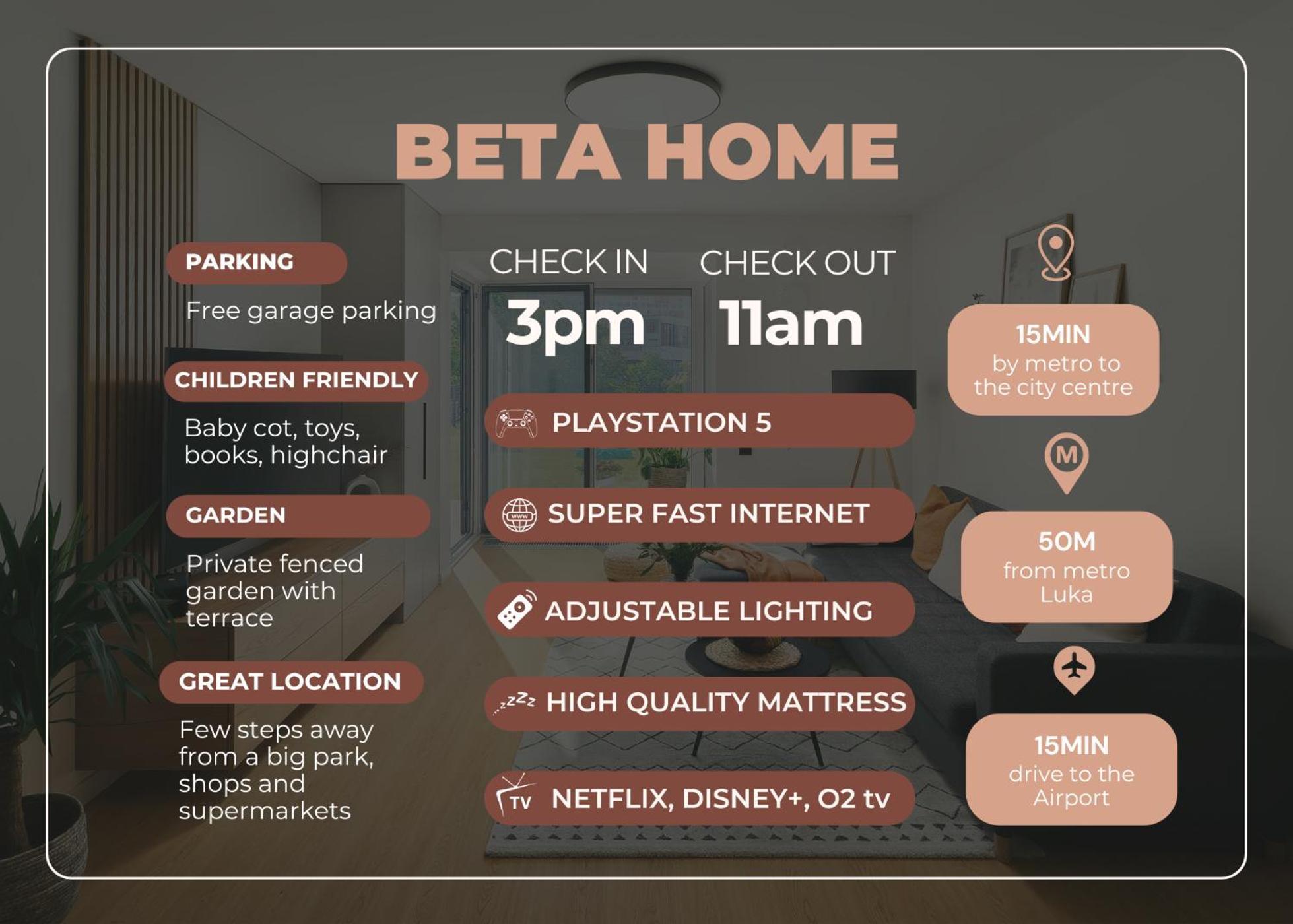 Beta Home - Free Garage, Metro, Garden ปราก ภายนอก รูปภาพ